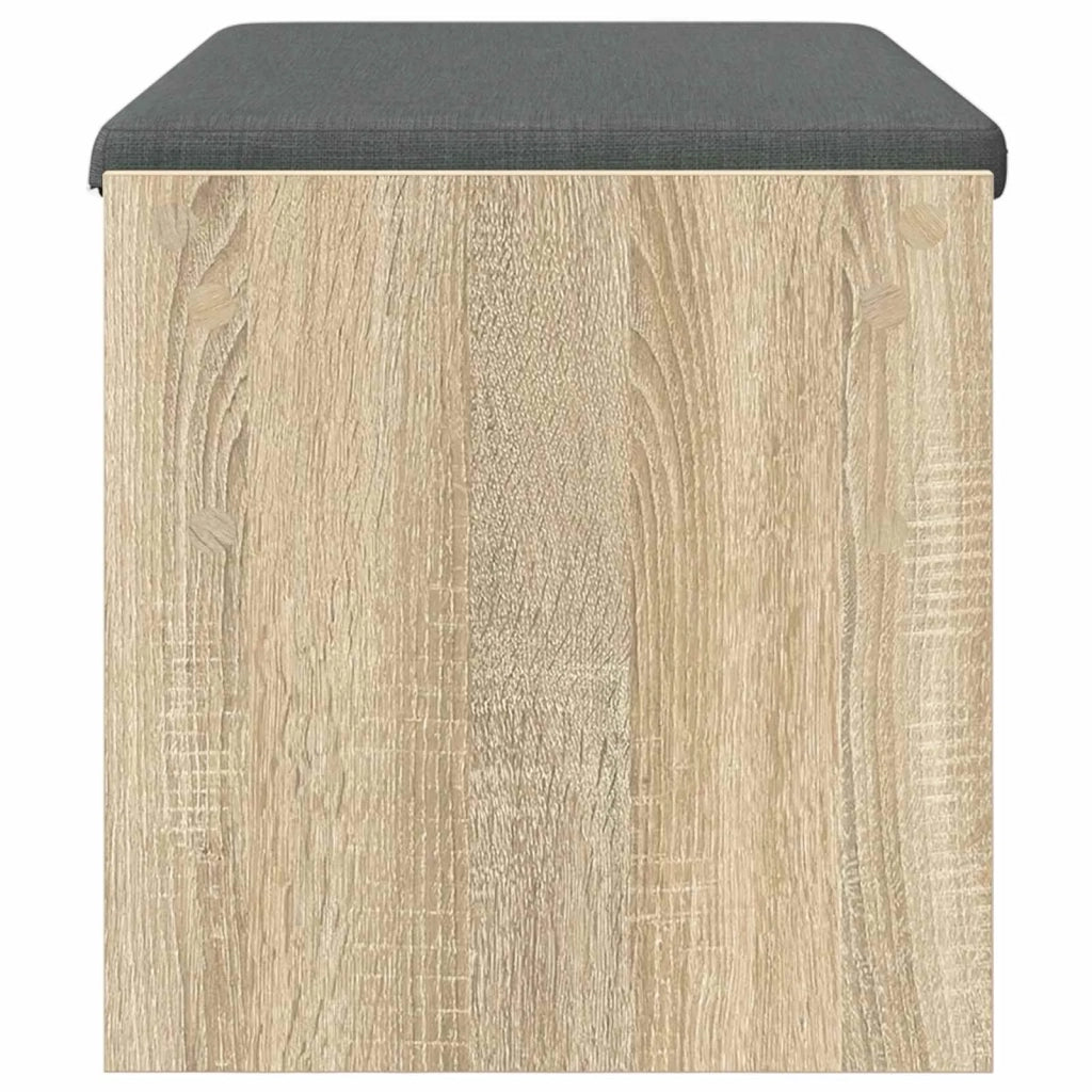Panca per ingresso con cuscino Rovere Sonoma 83 x 38 x 40 cm