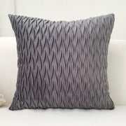 Decorativo cuscino copri cuscino a quadretti con testura, moderno, 18x18 pollici, 2 pacchi, grigio scuro, 45*45cm