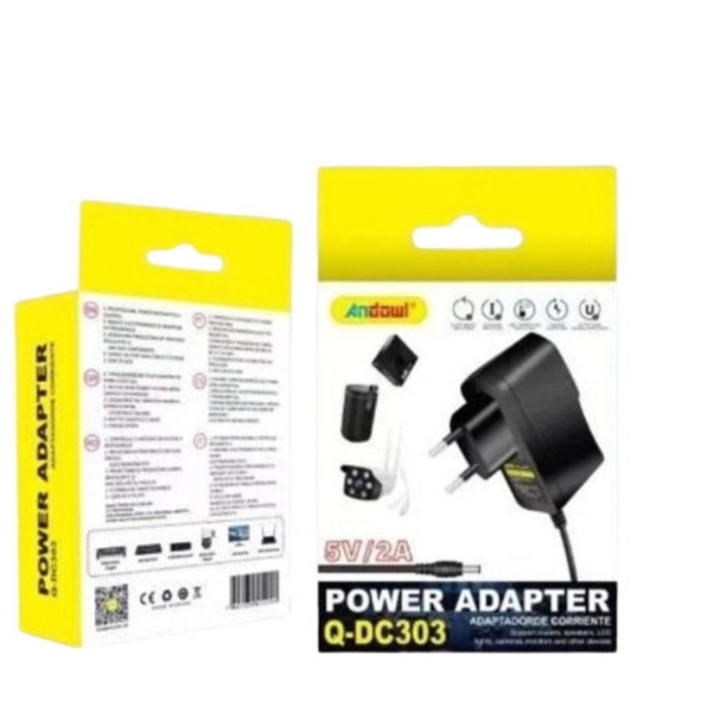 Trade Shop - Alimentatore Universale 220 V Ca A 5v Cc Adattatore Di Alimentazione 2a Q-dc303 -