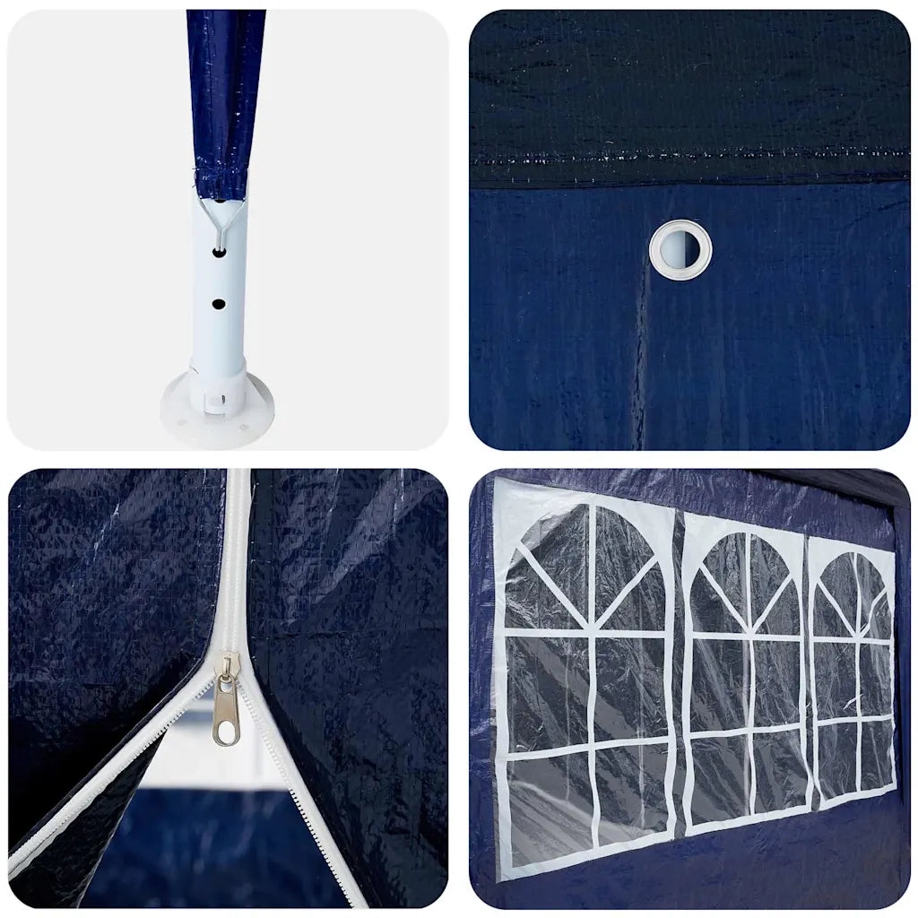 Tenda Party Blu 600 x 400 x 266 cm Polietilene 42003434