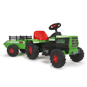 Trattore Elettrico per Bambini 6V Acceleratore a Pedale Fino a 2–3 km/h Verde