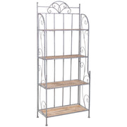 Mensola espositiva beige, 73x36x176h cm