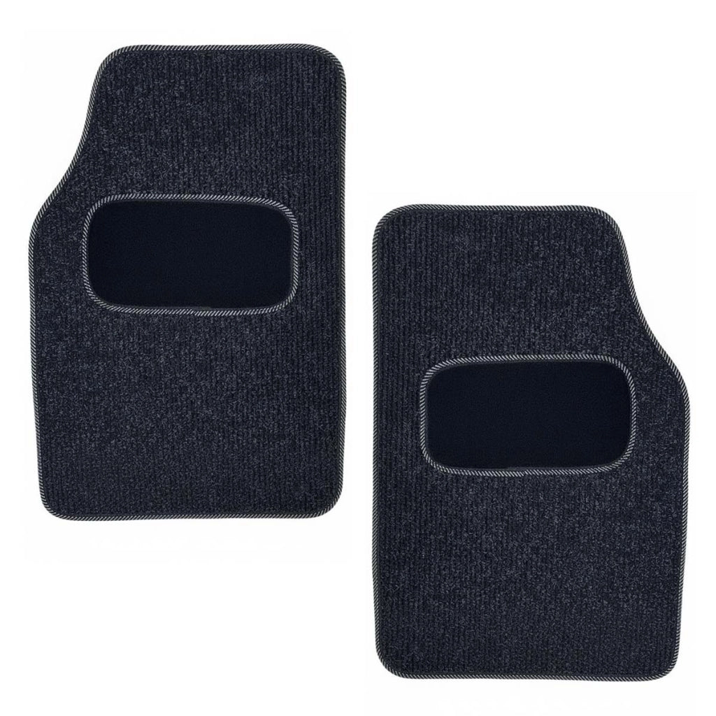 Set di 4 Tappetini per Auto Universali in PVC Ecologico Nero Avizar