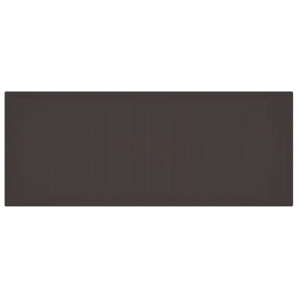 Set da Pranzo per Giardino 9 pcs Marrone Polipropilene 3378737