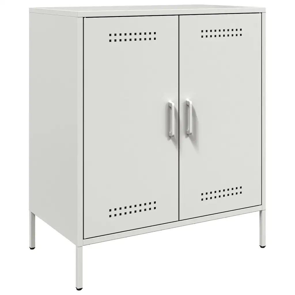 Credenza | Madia | Buffet da pranzo | Armadio da pranzo Bianca 68x39x79 cm in Acciaio
