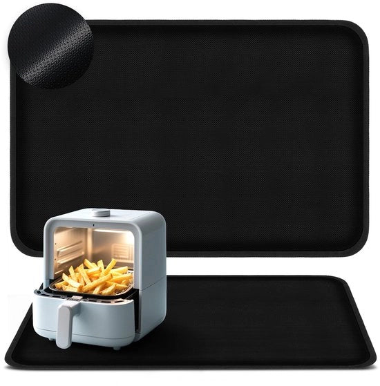 Matte resistente al calore, 45x38cm, matressa per airfryer, sottopiano per bancone, protezione contro il calore, protezione del piano di lavoro, antiscivolo e impermeabile