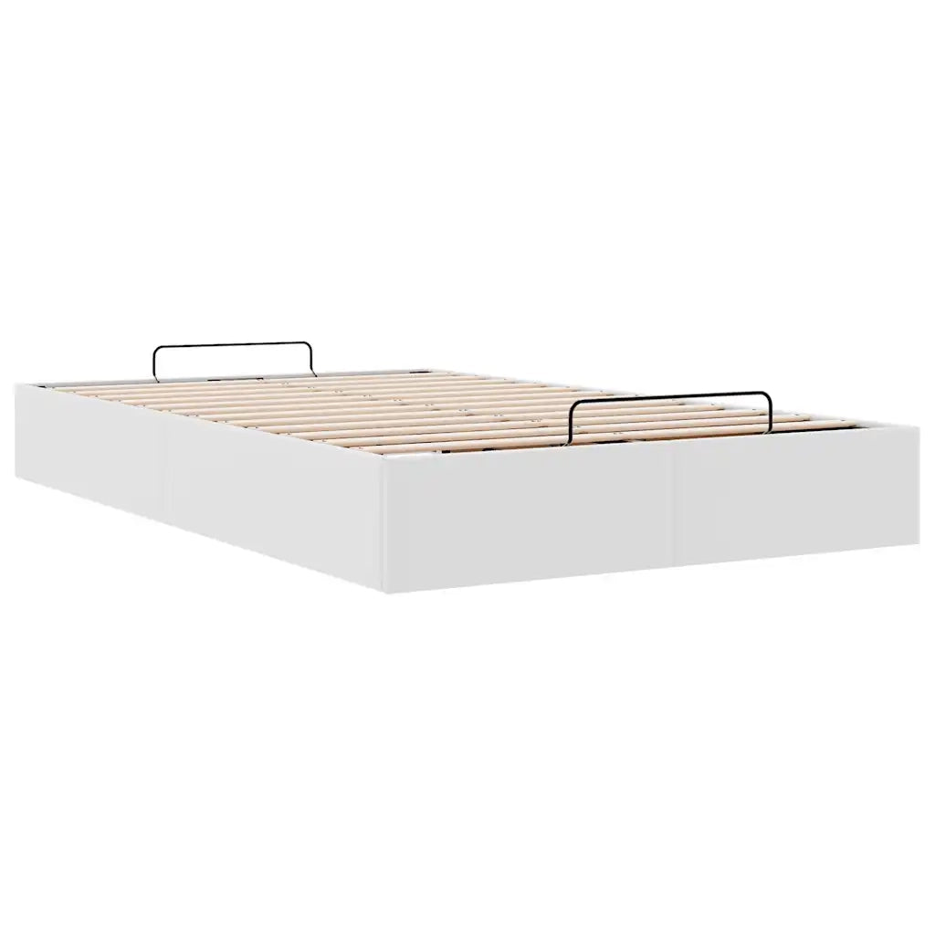 vidaXL Struttura Letto Pouf senza Materasso 120x200 cm Similpelle