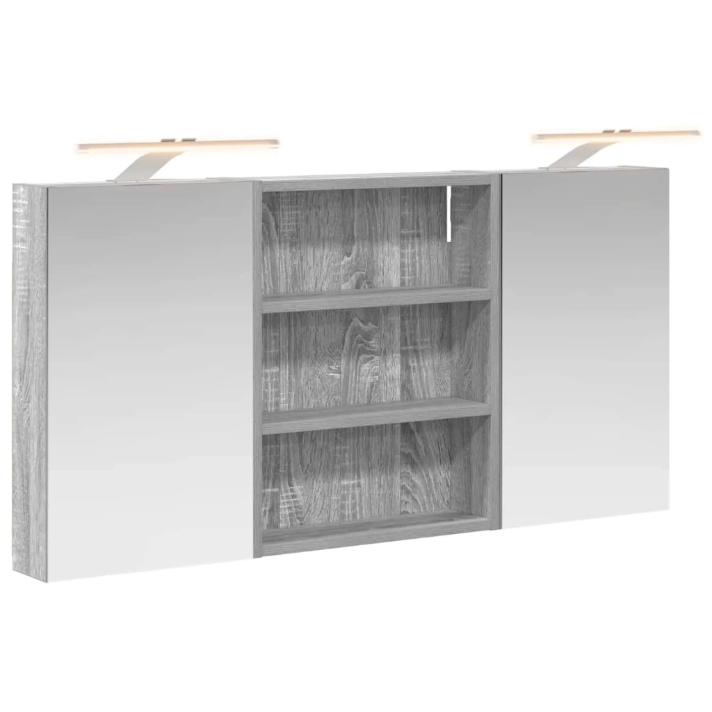 Set di Armadi da Bagno con lo scaffale 3 pcs 100 x 10,5 x 50 cm 3403693