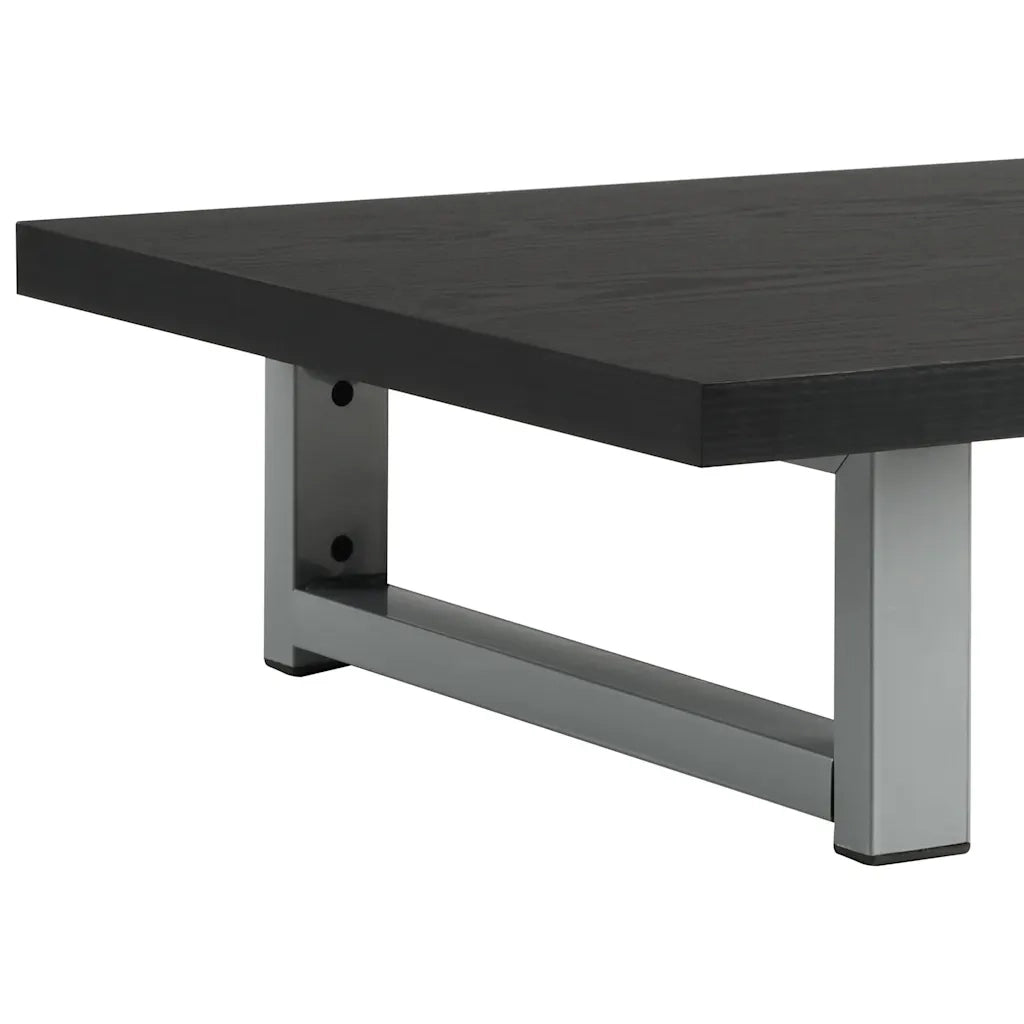 Set Mobili da Bagno | Armadio da bagno 2 pz Ceramica Nero