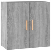 Mobiletto a muro salvaspazio in stile scandinavo 60 x 30 x 60 cm in legno composito grigio 02_0048341