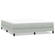Letto matrimoniale | Letto per adulti | Giroletto a Molle senza Materasso 180x210cm Velluto