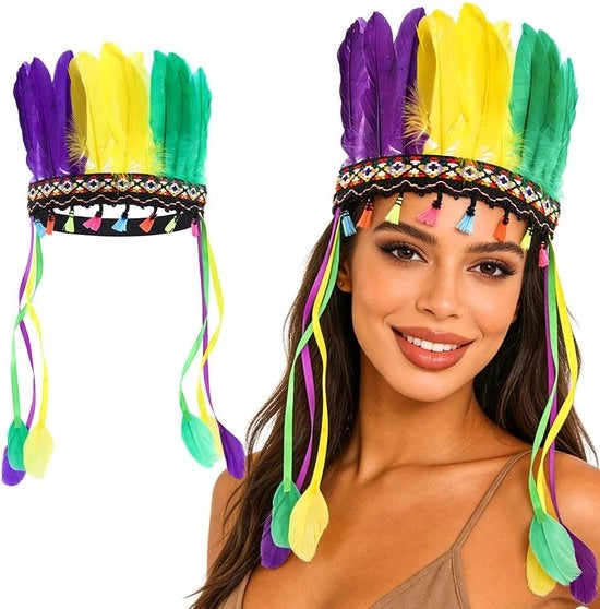 Cintura per capelli festiva - Accessorio per capelli leggero e comodo - Forma adattativa elastica - Colori allegri - Cintura per capelli per feste