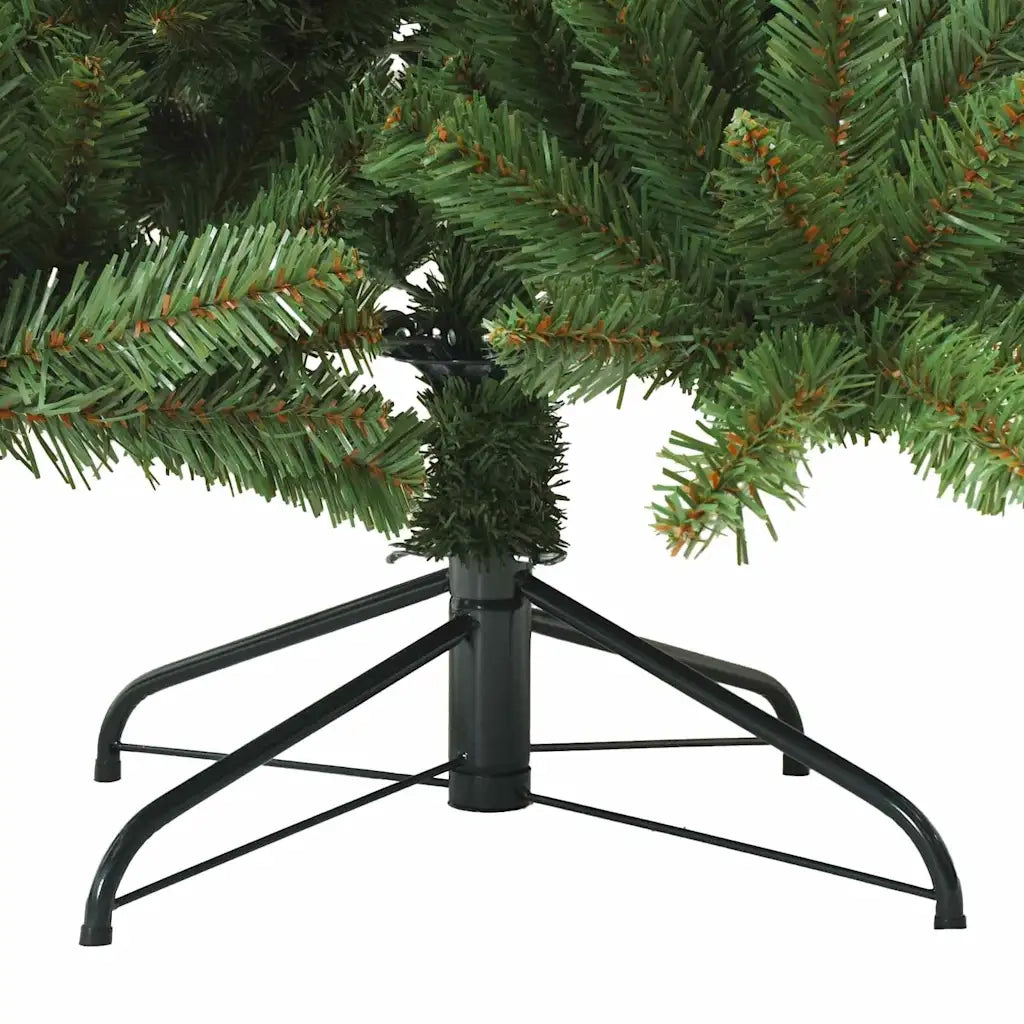 Albero di Natale Artificiale con Rami Pieghevoli Verde 240 cm
