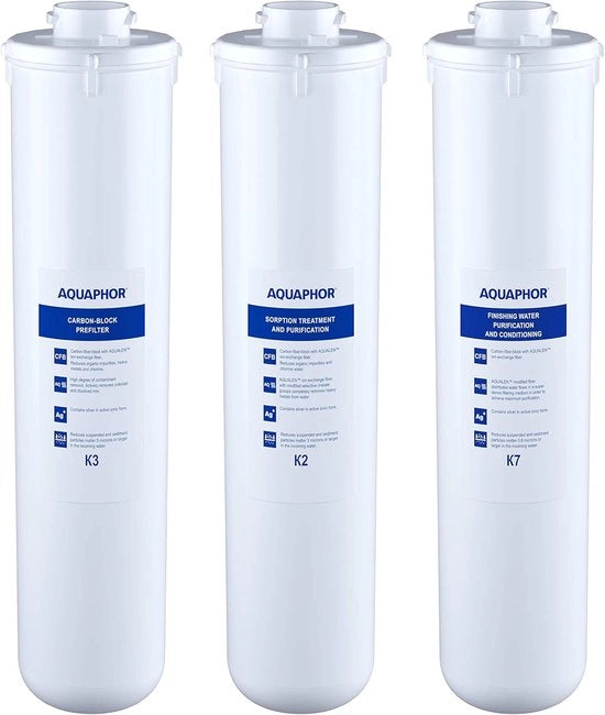 Caricatori di Filtro dell'Acqua di Rimpiazzo - Filtrazione Ineguagliabile - 3 pezzi - Bianco - Plastica - 10x5 cm