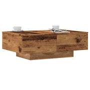 Tavolino da Salotto-Tavolino da soggiorno-Tavolo Legno Antico 90x60x31 cm Legno Multistrato