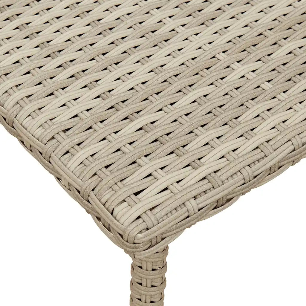 Tavolino da Giardino | Tavolino da esterno Rettangolare Grigio Chiaro 80x40x37 cm