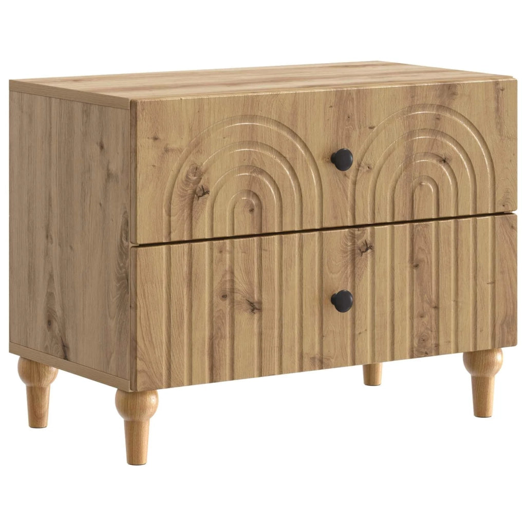 Armadio da Notte Rovere Artigianale 62 x 34,5 x 48 cm 894094