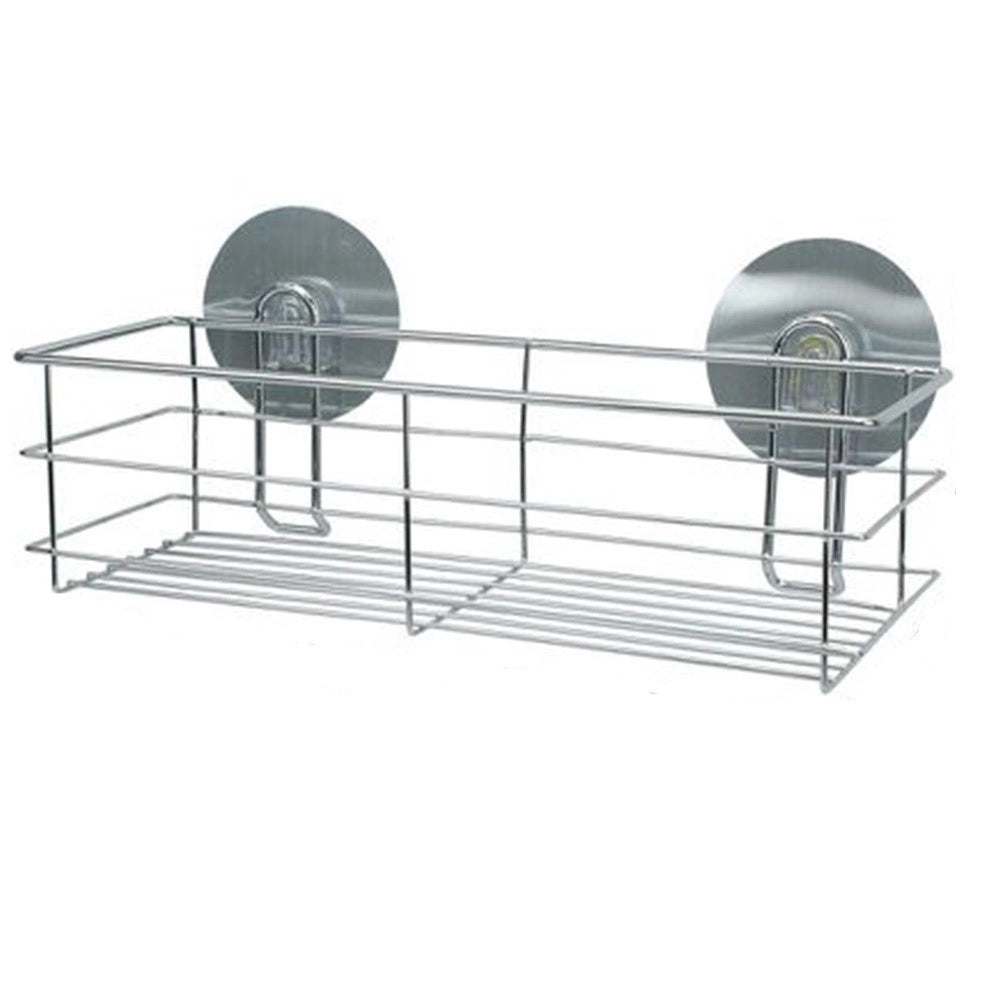 Trade Shop - Mensola Rettangolare Porta Oggetti Accessori Bagno Montaggio Con Biadesivo 79842 -