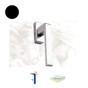 MA2720BK9005 ID615 MANIGLIA D.K. QUADRA 8 SCATTI COLORE NERO OPACO RAL 9005. DIAMOND