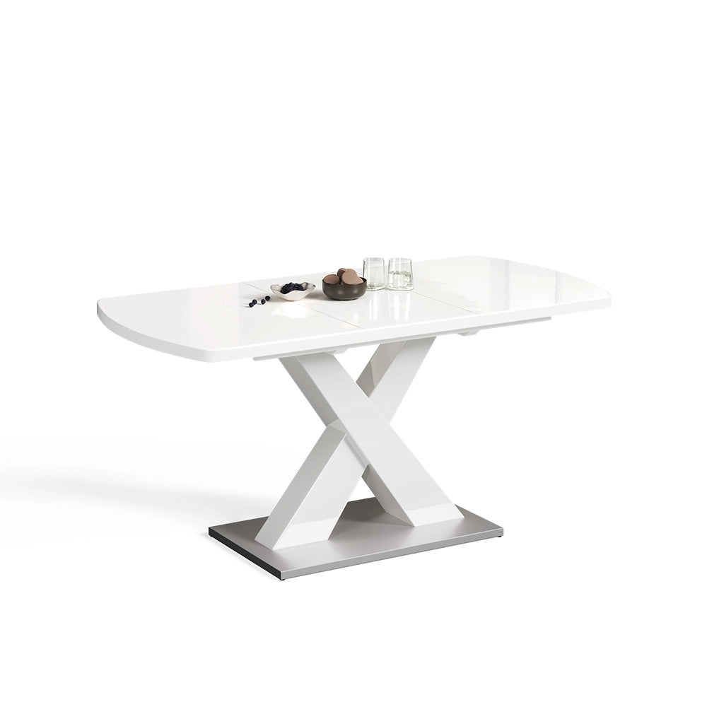 Tavolo da pranzo Chinto Bianco 120 x 80 cm Estensibile Vicco