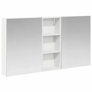 Set di Armadi da Bagno | Armadio da bagno con lo scaffale 3 pz 130 x 14,5 x 70 cm