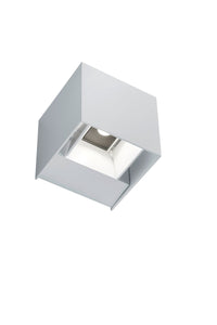 Applique da Esterno a LED in Pressofusione di alluminio Bianco Opaco