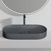 Lavabo In Conglomerato Iris 71 Cm Grey Matt
