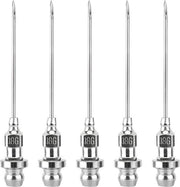 Set di 5 aghi per iniezione di creme portatili e rimovibili con dispensatore di creme e bocchetta di aspirazione.