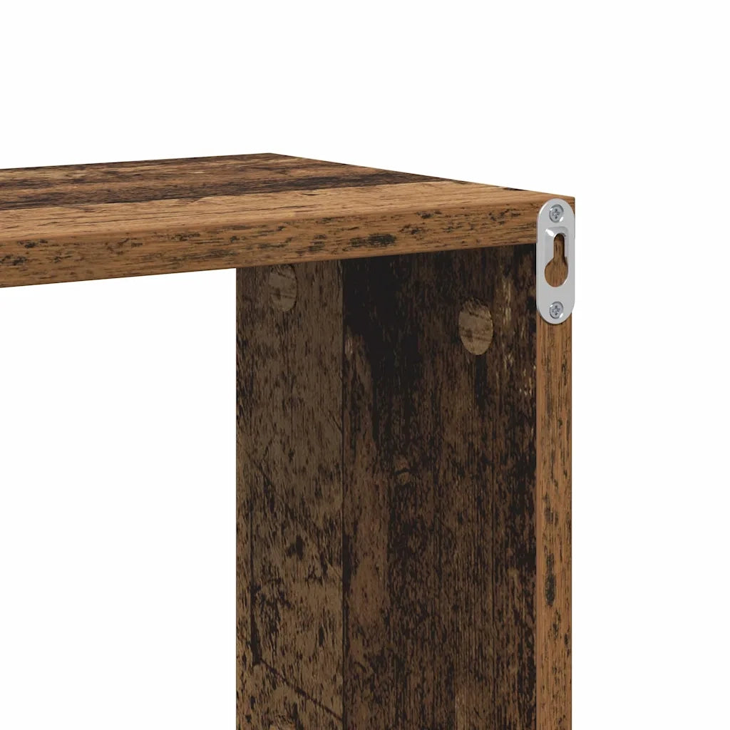Scaffale da parete | Ripiano a parete | Mensola a parete con lo scaffale Marrone Legno multistrato