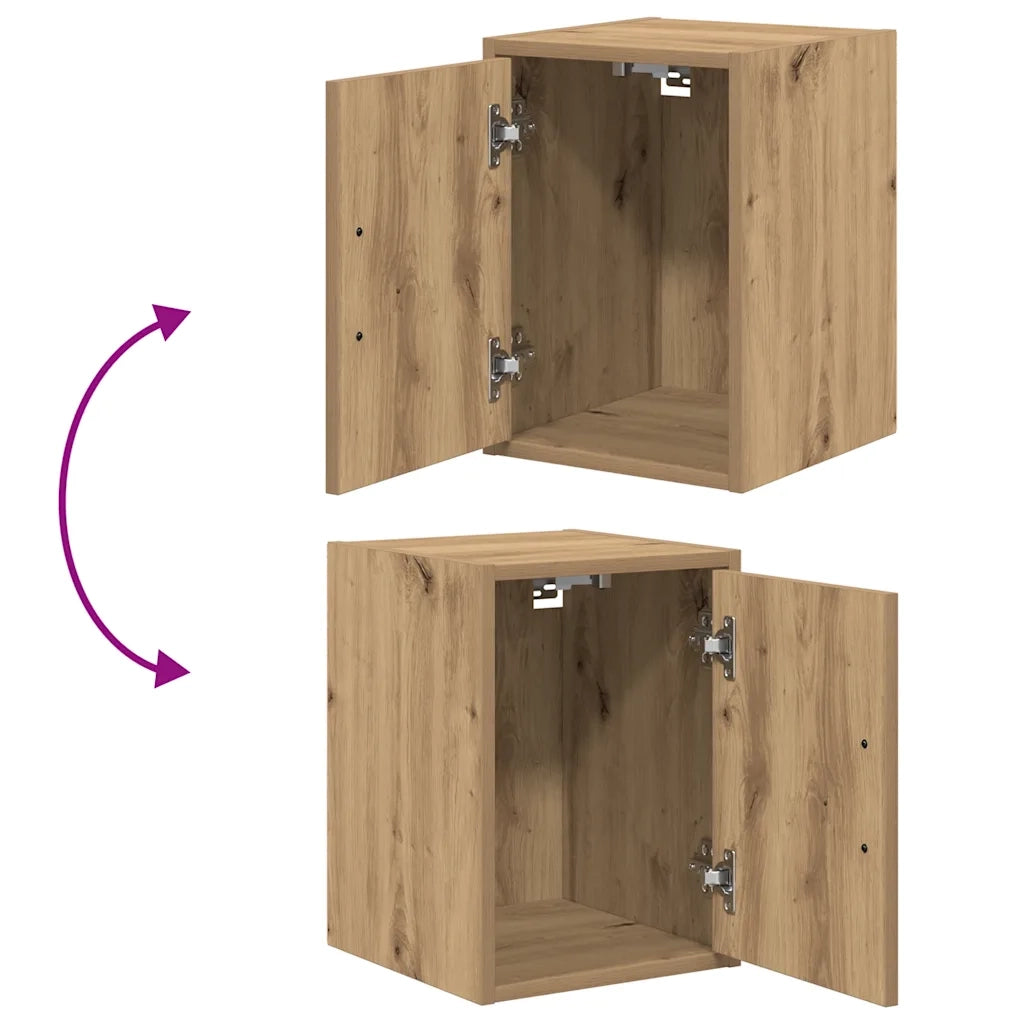 Pensile per Garage Rovere Artigianale in Legno Multistrato 860623
