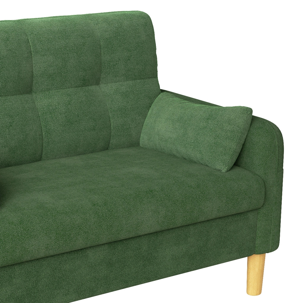 SOFA 2 POSTI 119x78x85 cm IN Ciniglia Verde