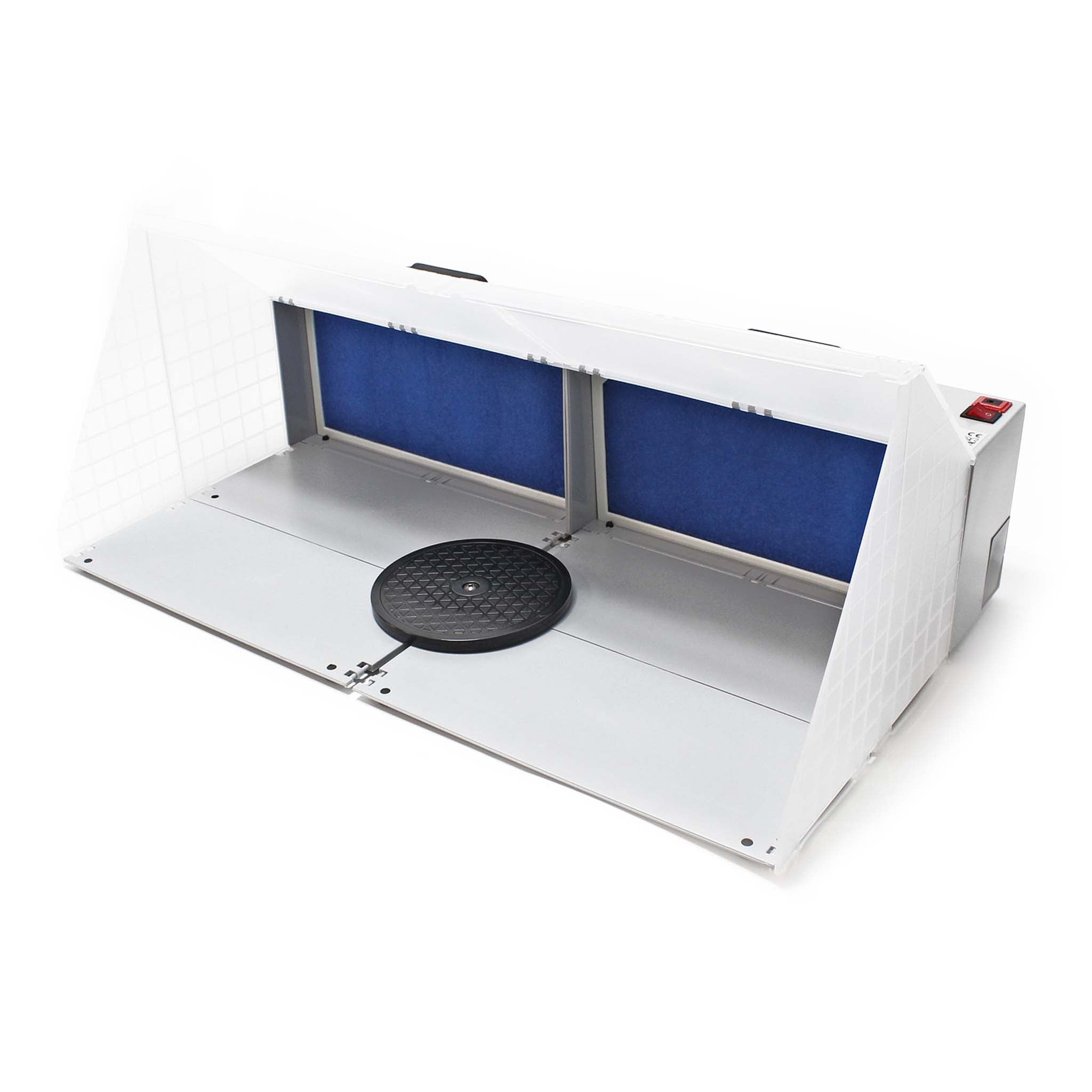 Doppia cabina di aspirazione per verniciatura ad aerografo 8m³/min Aspiratore estrattore con filtro