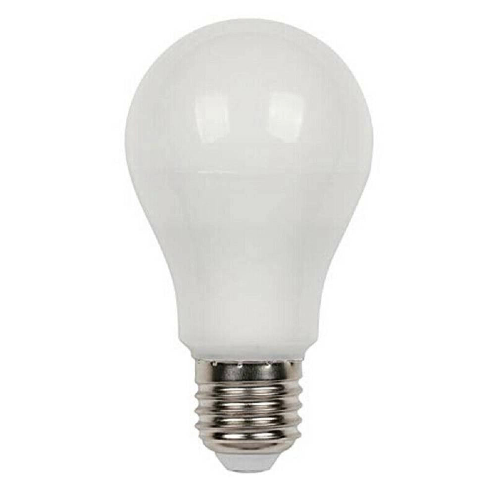 Trade Shop - Lampadina A Led Filamento Opaca A60 E27 8 Watt Luce Calda Fredda Naturale A60b8 - -bianco Caldo      -