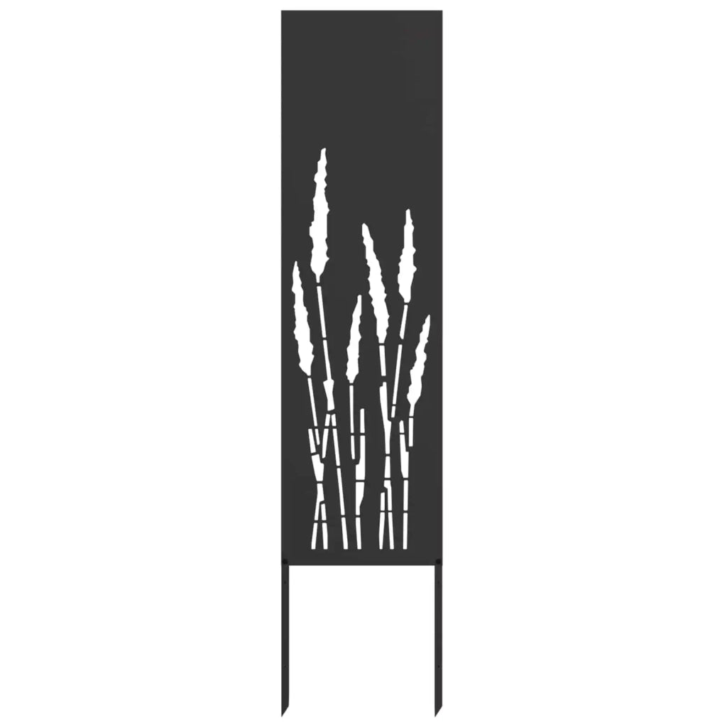 Schermo per privacy in giardino Traforo Nero 32 x 140 cm 876238