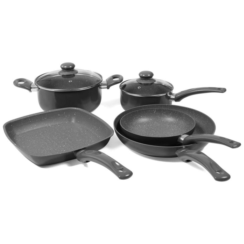 Set di 2 Batteria 7 Pezzi Cosmos Alluminio Stampato