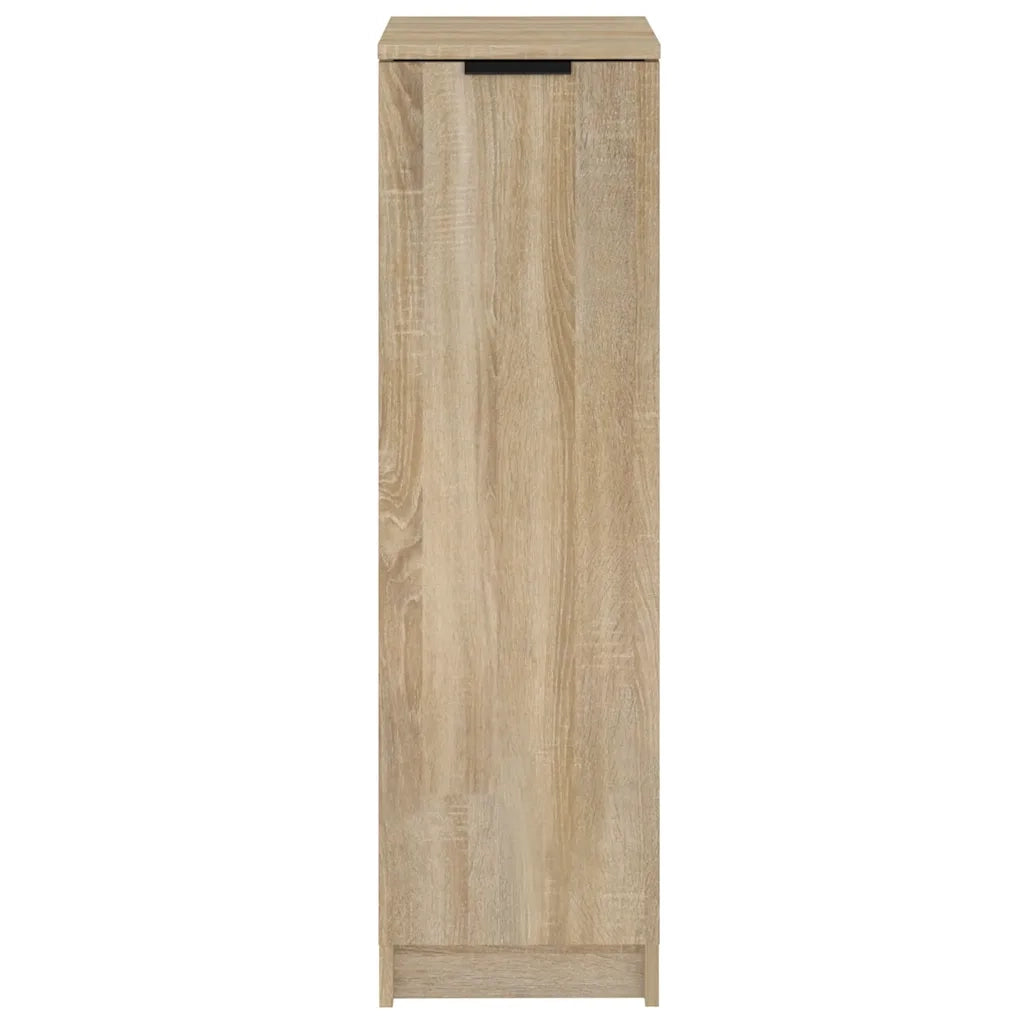 Scarpiera-Scaffale per scarpe Rovere Sonoma 30x35x100 cm in Legno Multistrato