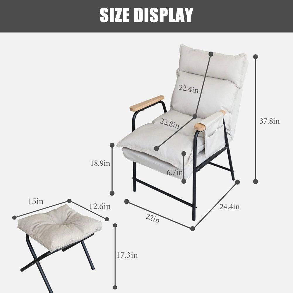 Sedia da Ufficio per Adulti con Poggiapiedi e Cuscino Lombare Massaggiante, Sedia da Gioco Ergonomica per E-Sport per Sedia Computer Imbottita Comoda Regolabile per la Casa (Marrone)
