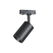 DYNAMITE SPOT PER LINK 1 BINARIO 1 LUCE ATTACCO GU10 NERO ORIENTABILE D.5,7CM