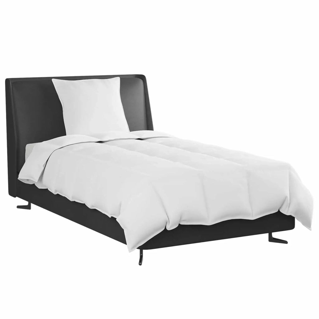 Duvet Estivo con cuscino 2 pcs Bianco Piuma d'anatra 3376231