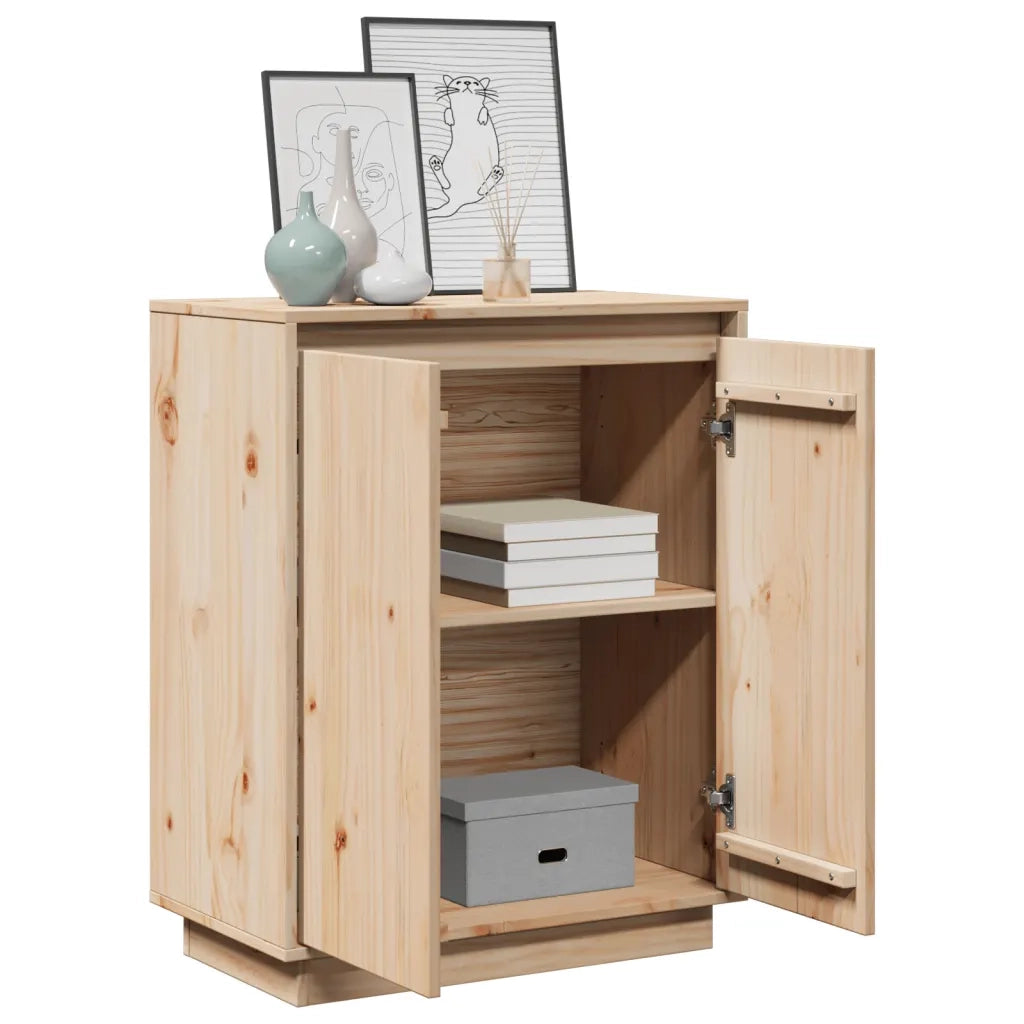 Credenza 60x34x75 cm in Legno Massello di Pino cod mxl 58768