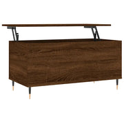 Tavolino salotto | Tavolino da caff¨¨ | Tavolino da Soggiorno Rovere Marrone 90x44,5x45 cm Legno Multistrato