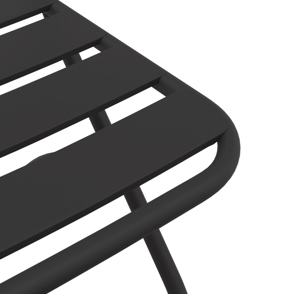 Sdraio da giardino pieghevoli 2 pcs Antracite 42x52x82 cm Acciaio verniciato a polvere