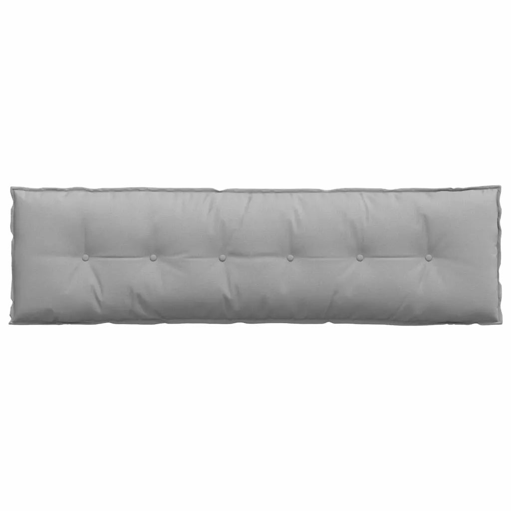 Cuscino per Schiena Grigio Nuvola 180 x 19 x 50 cm Tessuto