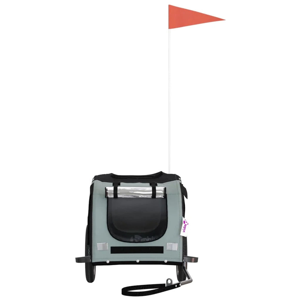 Rimorchio/carrello per animali domestici grigio 02_0044266