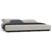 Letto matrimoniale | Letto per adulti | Giroletto Nero 200x200 cm in Legno Massello di Pino