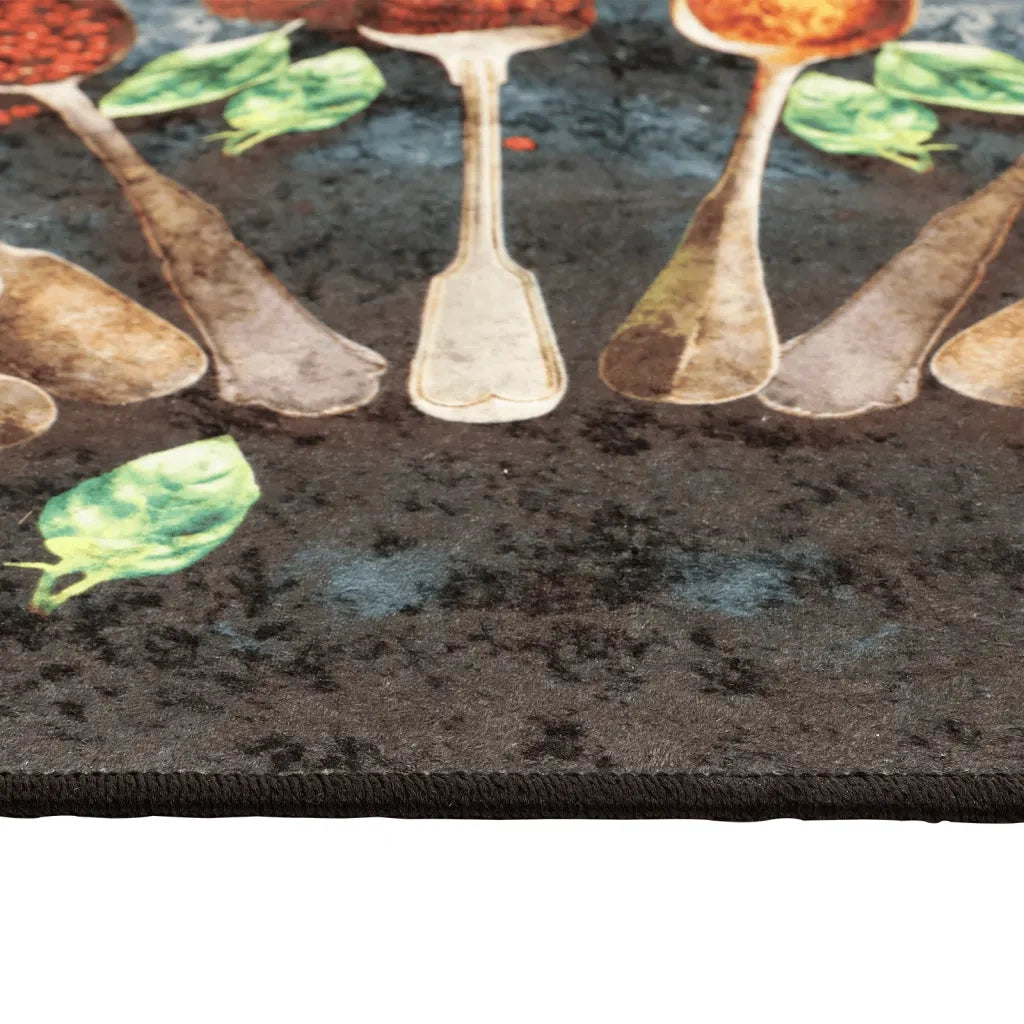 Tappeto da Cucina-Tappetino da Cucina Multicolore 60x180 cm Lavabile Antiscivolo 646207