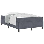 Letto matrimoniale | Letto per adulti | Struttura del letto Grigio scuro 120 x 200 cm Tessuto