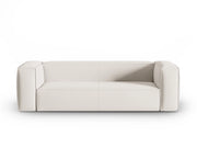 Cosmopolitan Design - Divano "Mackay" 4 posti in velluto strutturato avorio 