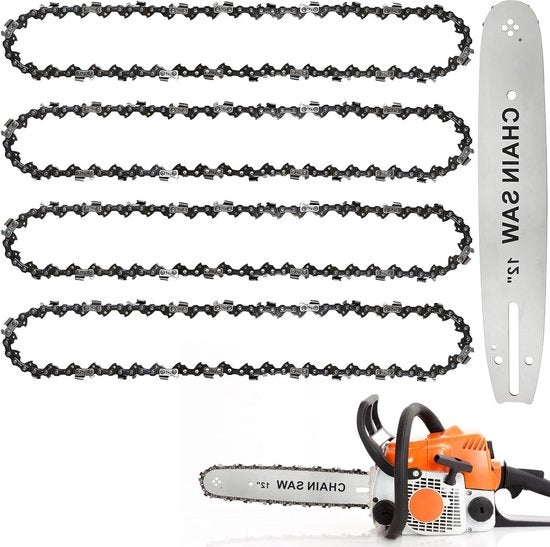 Kit di catene per sega a catena - set di 4 - bassa ritardata - passo 3/8" - 003 mm (13 mm) di spessore