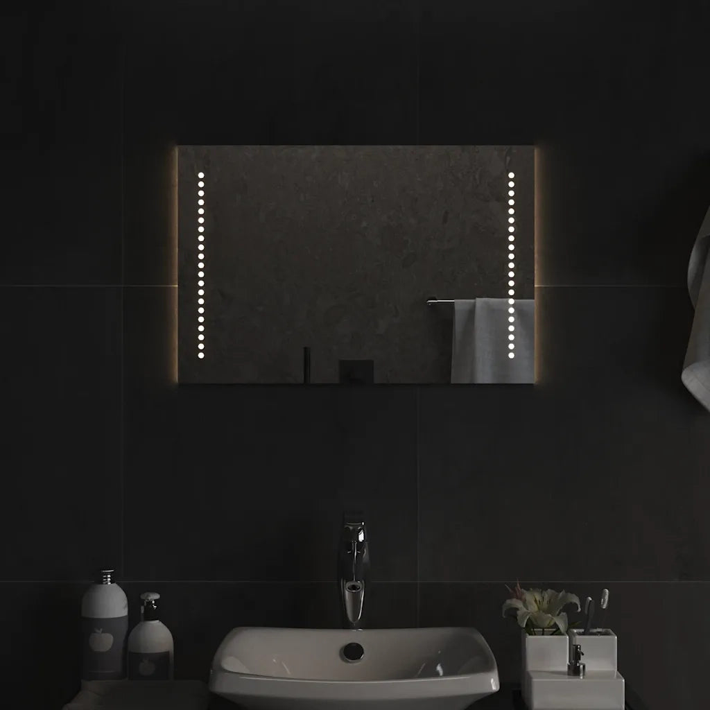Specchio da Bagno con Luci LED-Specchio per Bagno 60x40 cm 182999